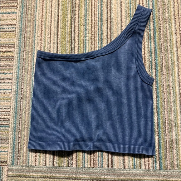 Josie One-Shoulder Ribbed Top - Picture 12 of 12